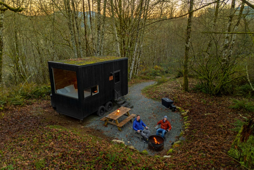 a cabin in the woods